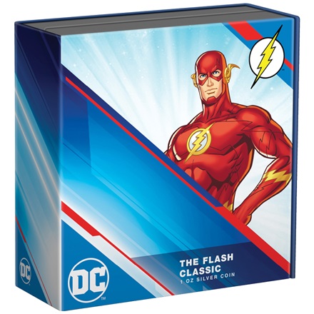 Silber Flash - Classic Superheroes 1 oz PP