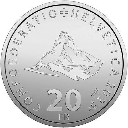 Silber Luftseilbahn - Klein Matterhorn - 20 g - 2023