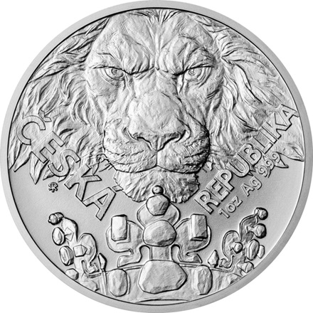 Silber Tschechischer Löwe 1 oz - 2023