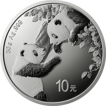 Silber China Panda 30 g - 2023