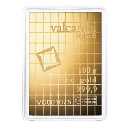Gold CombiBar®  100 x 1 g - divers - LBMA zertifiziert 