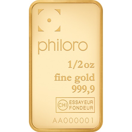 Goldbarren 1/2 oz - philoro