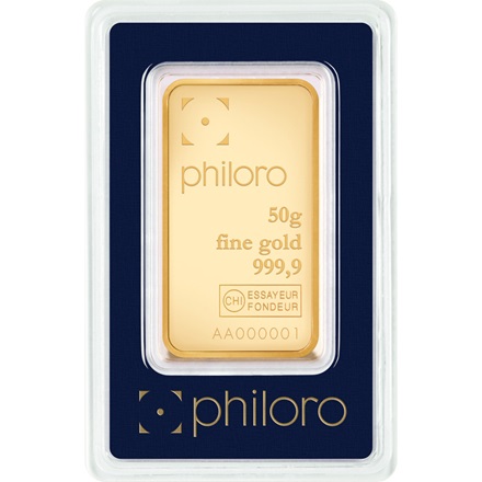 Goldbarren 50g - philoro