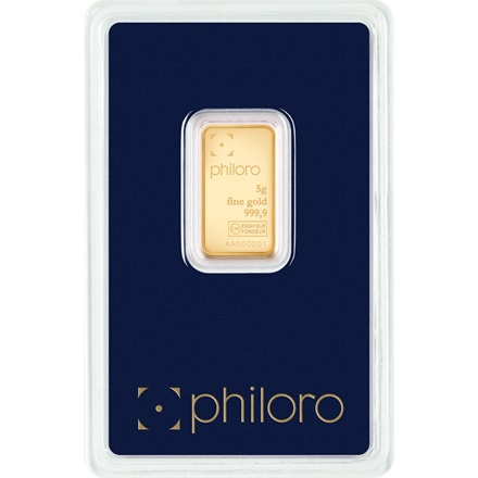Goldbarren 5 g - philoro