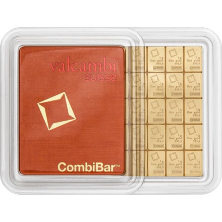 Gold CombiBar® 50 x 1 g - divers - LBMA zertifiziert 