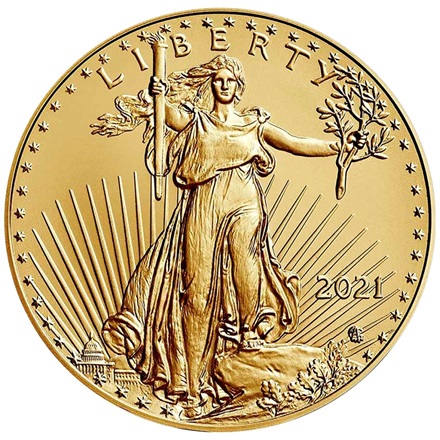 Gold American Eagle 1/1 - 2021