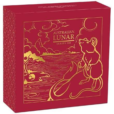 Gold Lunar III 1 oz Maus PP inkl. Box und COA