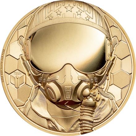 Gold Real Heroes - Fighter Pilot 1 oz