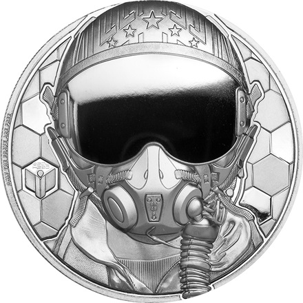 Platin Real Heroes - Fighter Pilot 1 oz - 2020