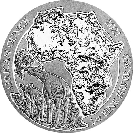 Silber 1 oz Okapi - 2021